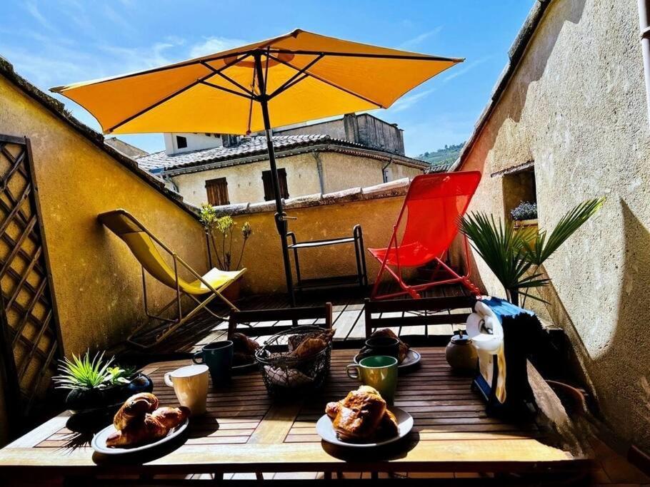 La Terrasse D'Olea, Au Coeur Du Village Buis-les-Baronnies Exterior foto